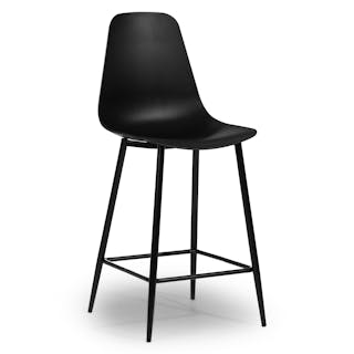 Svelti Counter Stool - Pure Black