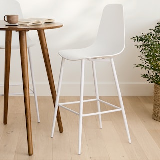 Svelti Bar Stool - Pure White