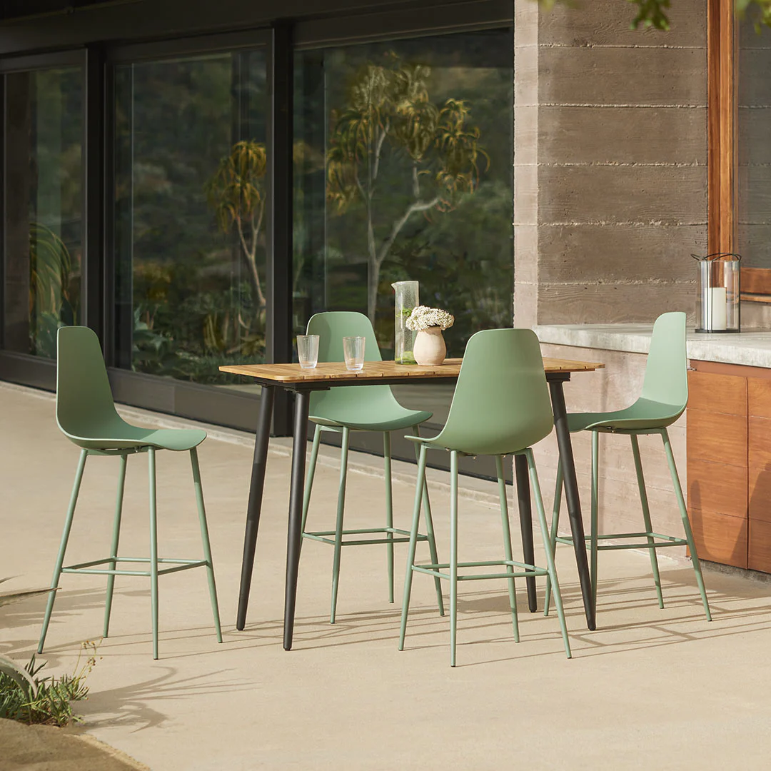 Svelti Bar Stool - Aloe Green