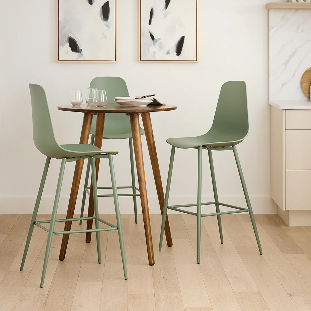 Svelti Bar Stool - Aloe Green