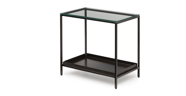 Lutto Gunmetal Gray Side Table - Primary View 1 of 9 (Open Fullscreen View).