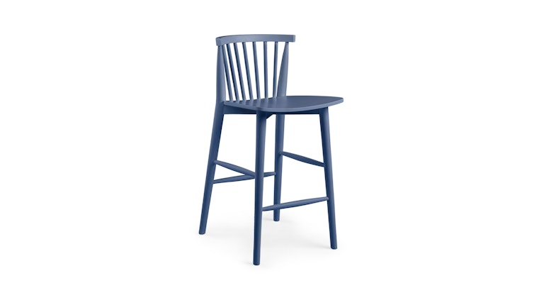 Rus Oslo Blue Counter Stool - Primary View 1 of 10 (Open Fullscreen View).