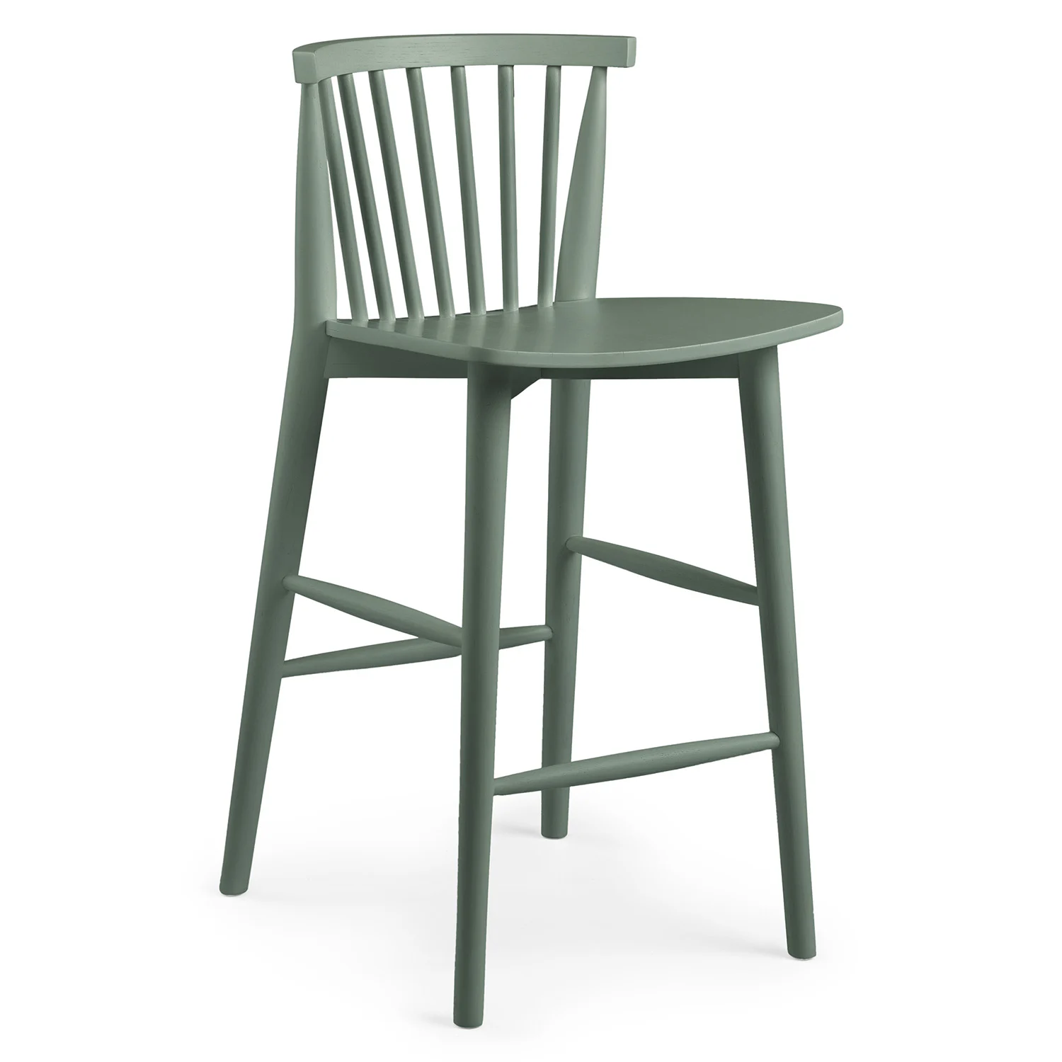 Rus Counter Stool - Norfolk Green
