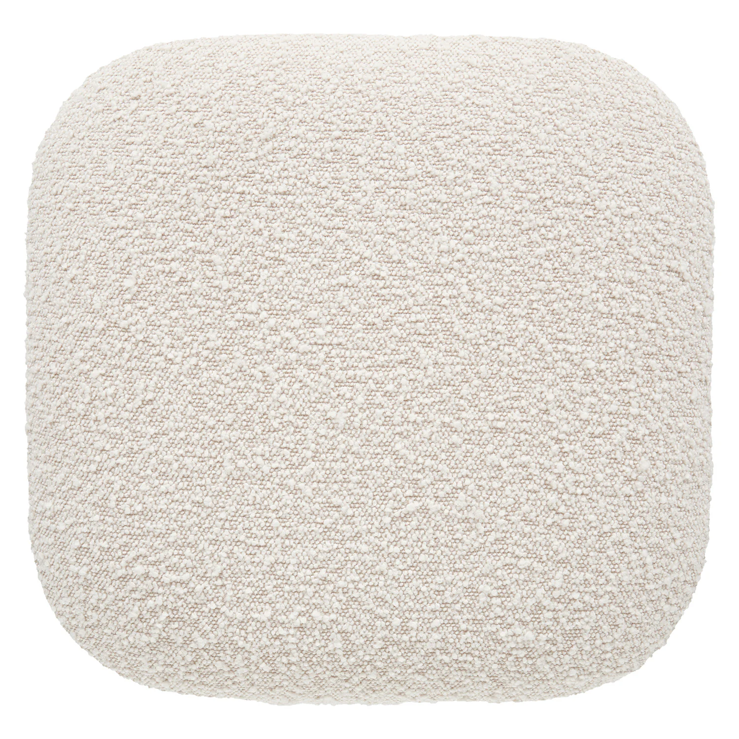 Maribo 19" Storage Ottoman - Ivory Bouclé