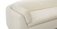 Moro Lunaria White Bouclé Sofa - Gallery View 7 of 13.