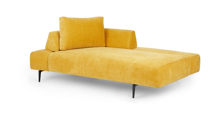 Divan Marigold Yellow Left Daybed - Primary View 1 of 11 (Open Fullscreen View).