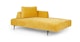 Divan Marigold Yellow Left Daybed - Gallery View 1 of 11.