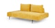 Divan Marigold Yellow Left Daybed - Gallery View 3 of 11.