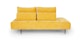 Divan Marigold Yellow Left Daybed - Gallery View 6 of 11.