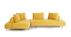 Divan Marigold Yellow Left Sectional - Gallery View 2 of 10.