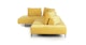 Divan Marigold Yellow Left Sectional - Gallery View 4 of 10.