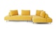 Divan Marigold Yellow Right Sectional - Gallery View 2 of 10.