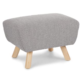 Gabriola 23" Ottoman - Dover Gray Bouclé