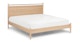 Lenia Panel White Oak King Bed - Gallery View 1 of 14.