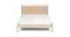 Lenia Panel White Oak Queen Bed - Gallery View 3 of 14.