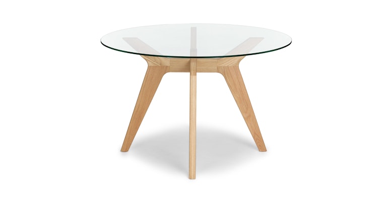 Tafulo Oak Round Dining Table - Primary View 1 of 12 (Open Fullscreen View).