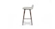Sede Mist Gray Walnut Counter Stool - Gallery View 4 of 11.