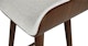 Sede Mist Gray Walnut Counter Stool - Gallery View 7 of 11.