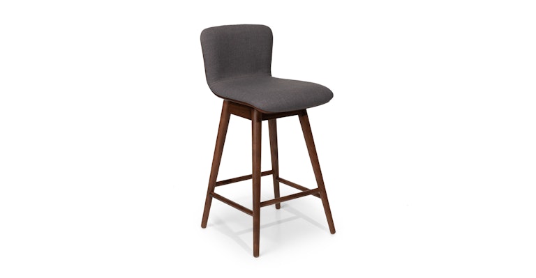 Sede Miller Gray Walnut Swivel Counter Stool - Primary View 1 of 11 (Open Fullscreen View).