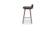 Sede Miller Gray Walnut Counter Stool - Gallery View 3 of 11.