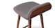 Sede Miller Gray Walnut Counter Stool - Gallery View 7 of 12.