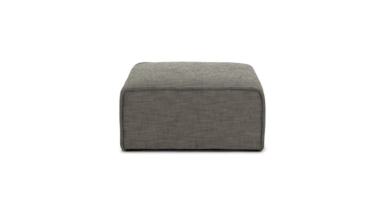 Quadra Mineral Taupe Ottoman - Primary View 1 of 6 (Open Fullscreen View).