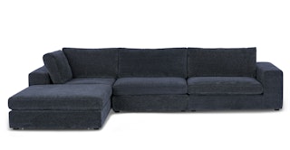 Beta Atlas Blue Left Modular Sectional