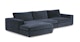 Beta Atlas Blue Left Chaise Sectional - Gallery View 2 of 12.