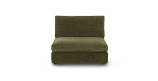Beta Cypress Green Armless Chair Module