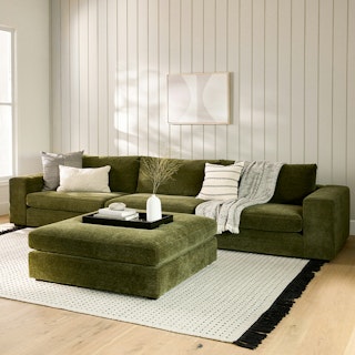 Beta Cypress Green Modular Sofa