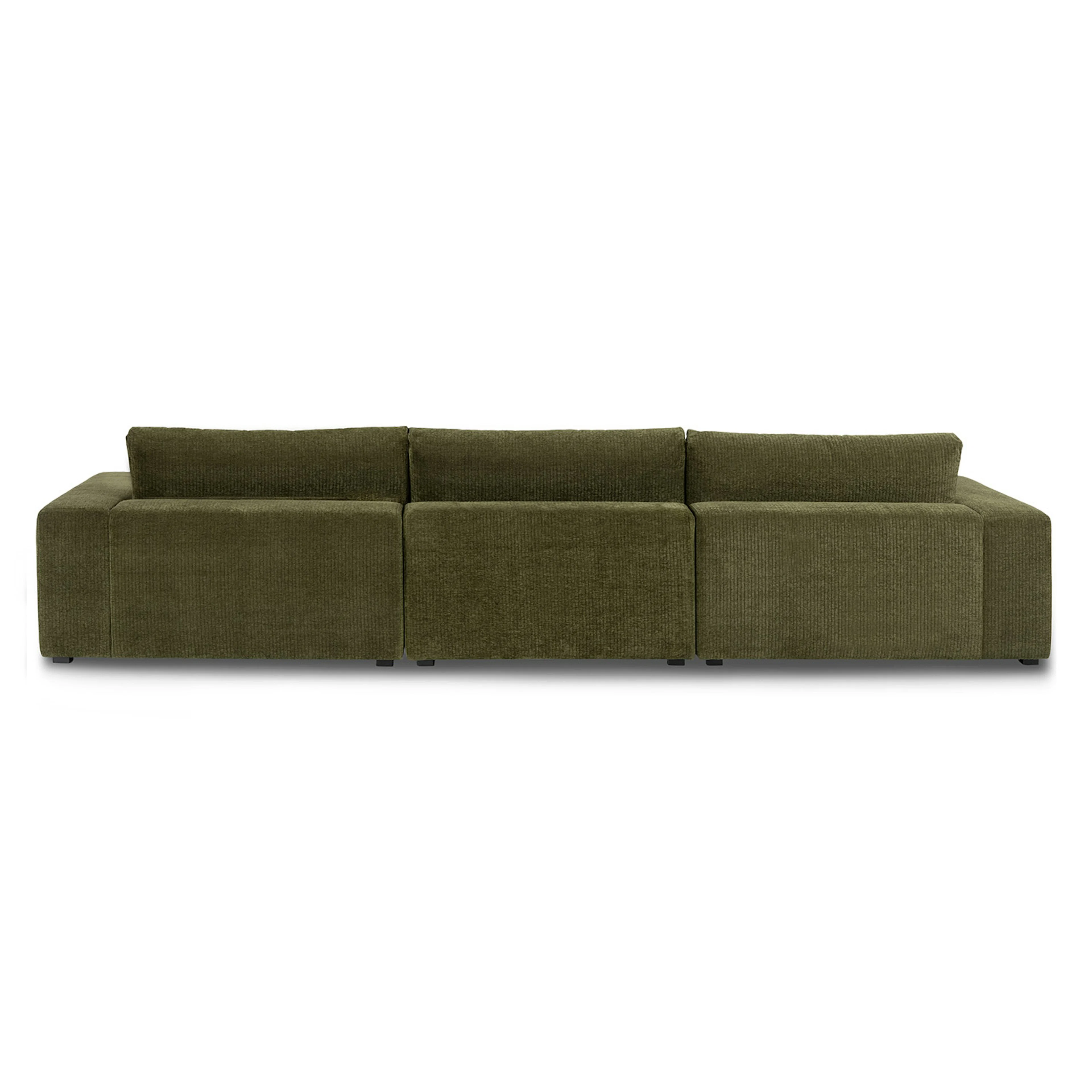 Beta 137.5" Right Modular Chaise Sectional - Cypress Green