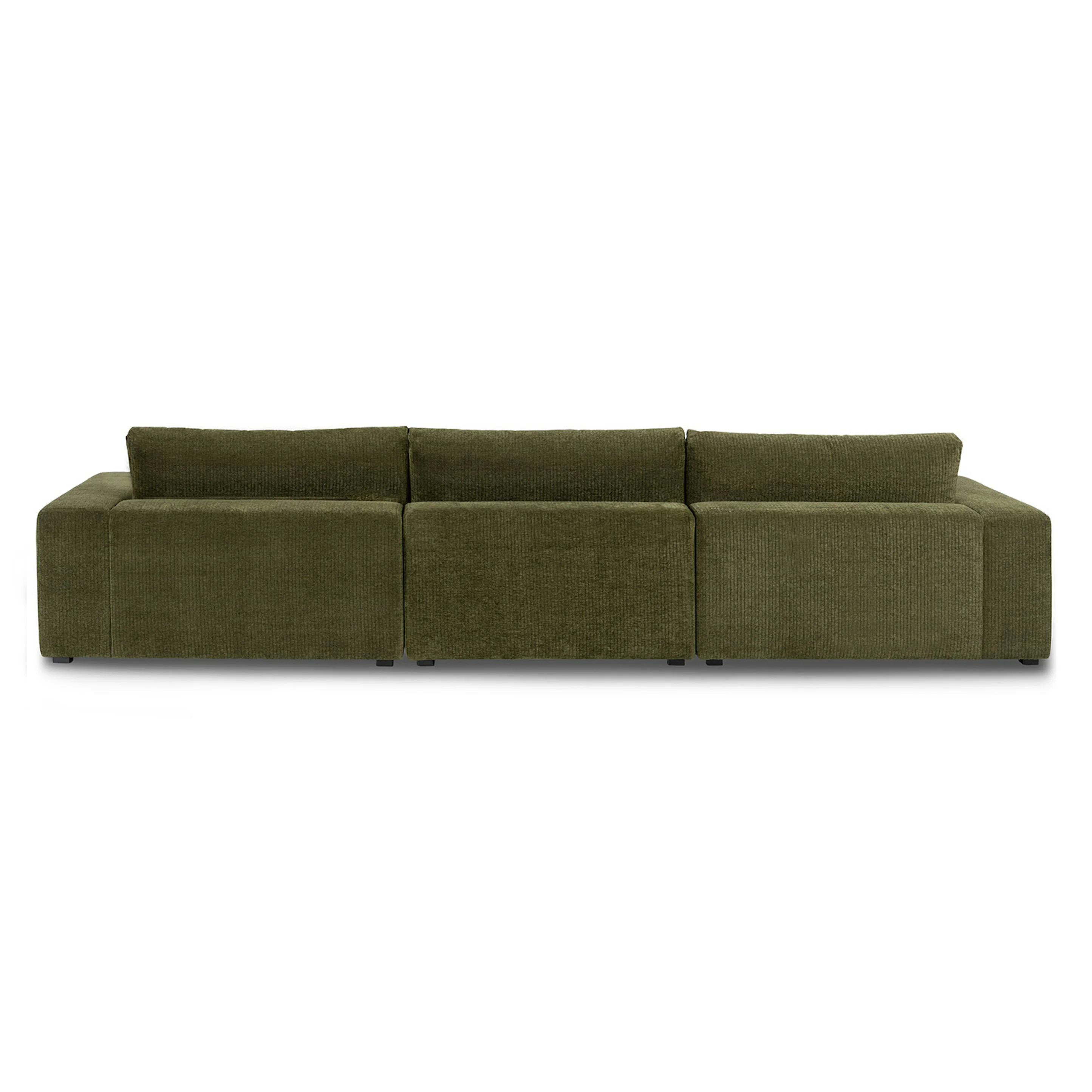 Beta 137.5" Right Modular Chaise Sectional - Cypress Green