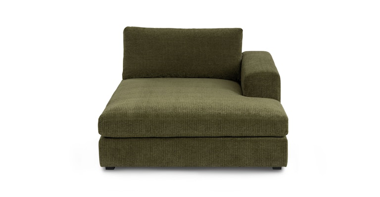 Beta Cypress Green Right Chaise - Primary View 1 of 9 (Open Fullscreen View).