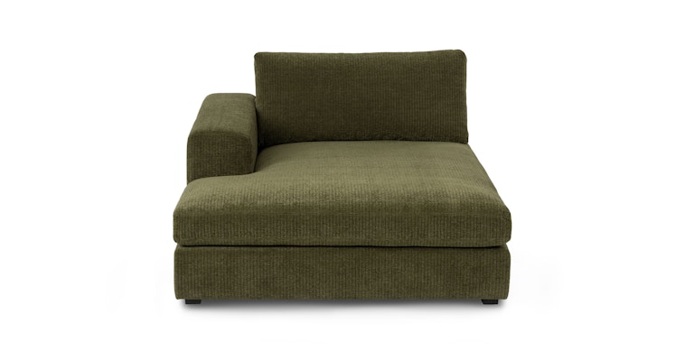 Beta Cypress Green Left Chaise - Primary View 1 of 9 (Open Fullscreen View).