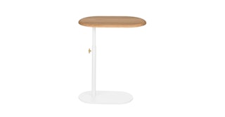 Portima Oak Adjustable Side Table