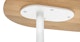 Portima Oak Adjustable Side Table - Gallery View 8 of 11.