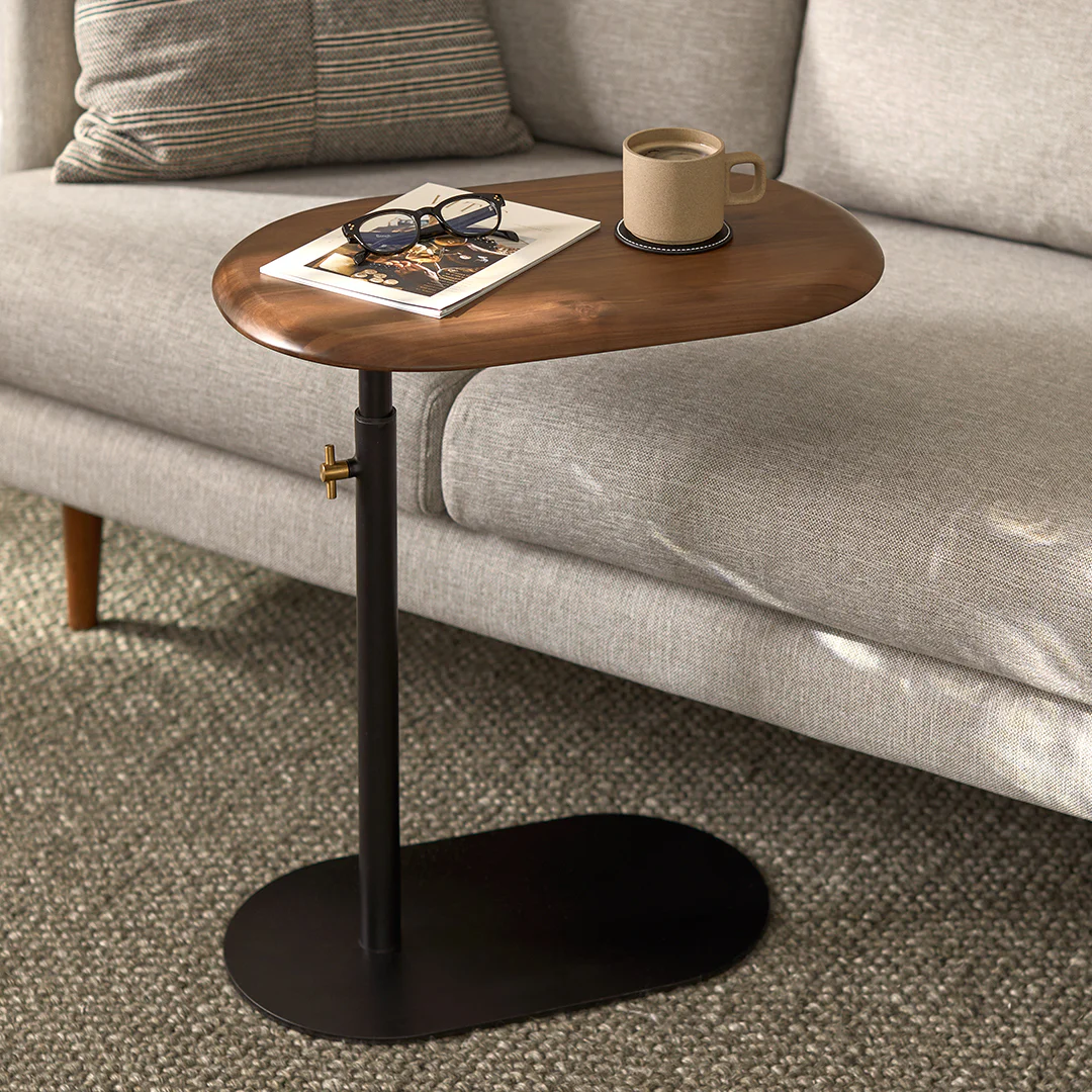 Portima Walnut C Side Table - Stylish & Functional