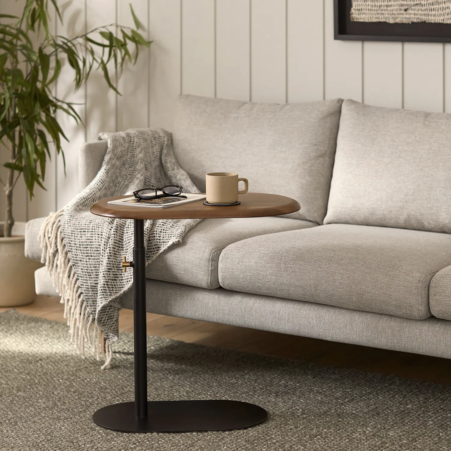 Portima C Side Table - Walnut