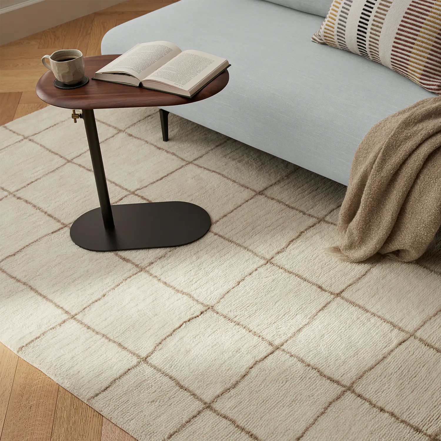 Portima C Side Table - Walnut
