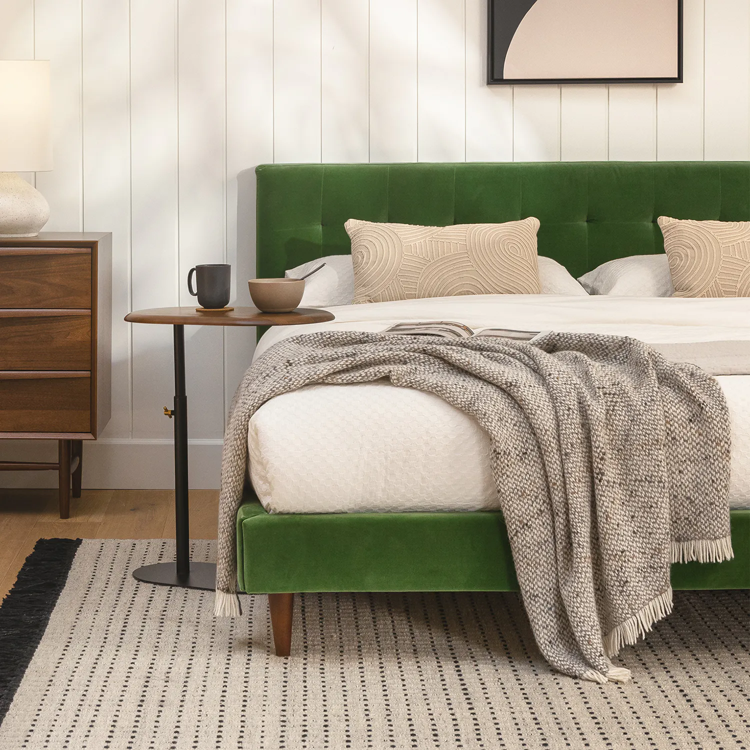 Portima C Side Table - Walnut