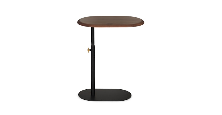 Portima Walnut Adjustable Side Table - Primary View 1 of 11 (Open Fullscreen View).