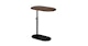 Portima Walnut Adjustable Side Table - Gallery View 2 of 11.