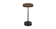 Portima Walnut Adjustable Side Table - Gallery View 4 of 11.
