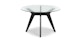Tafulo Black Round Dining Table - Gallery View 1 of 11.