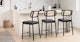 Netro Black Counter Stool - Gallery View 2 of 13.