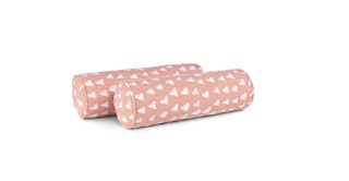 Moln Arrow Pink Bolster Pillow Set
