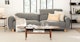Teybar Carbon Gray Sofa - Gallery View 2 of 12.