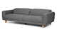 Teybar Carbon Gray Sofa - Gallery View 3 of 12.
