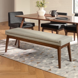 Chantel 56" Bench - Antique Ivory