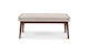 Chantel Antique Ivory 43" Bench - Gallery View 1 of 8.